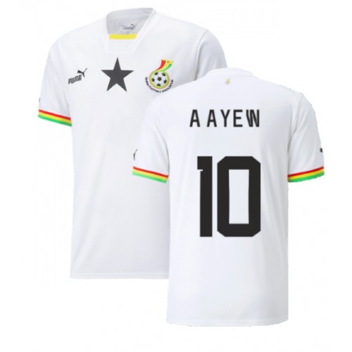Pánský Fotbalový dres Ghana Andre Ayew #10 MS 2022 Domácí Krátký Rukáv